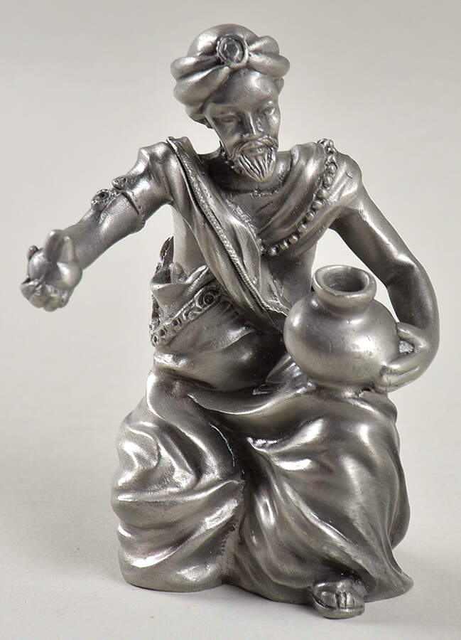 Nativity King Gaspar-Kneeling - Boxed by Kirk Stieff-1