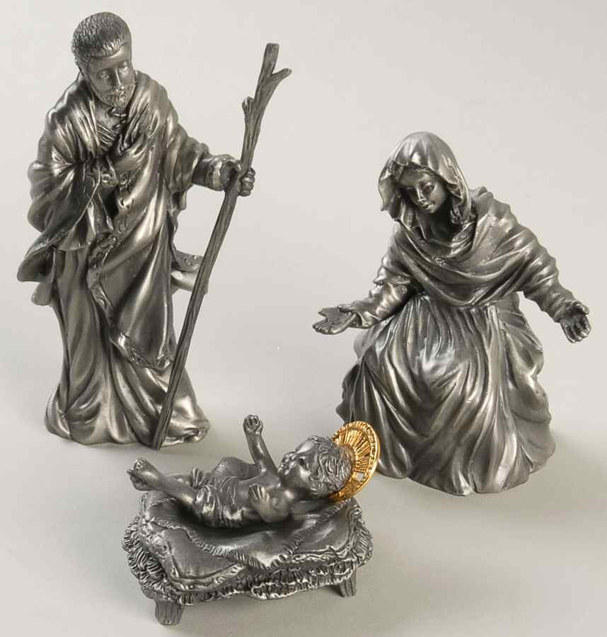 Nativity Holy Family-Boxed Set Of 4 - With Box by Kirk Stieff-1