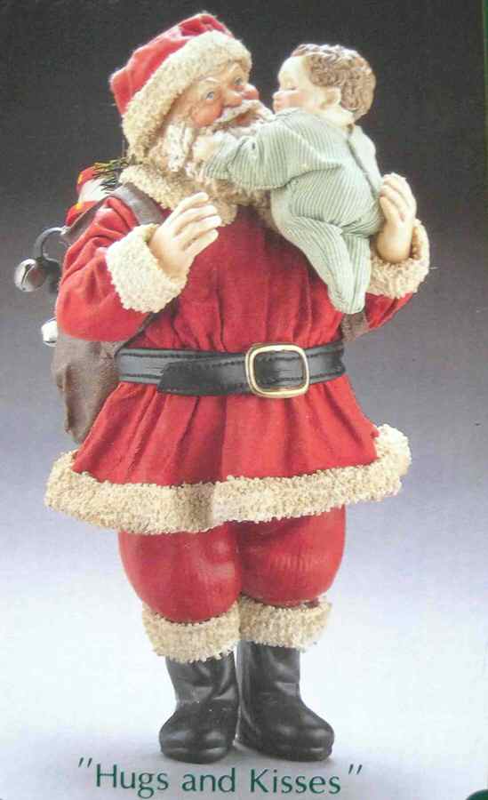 Fabriche Santas Hugs & Kisses - No Box by Kurt Adler-1