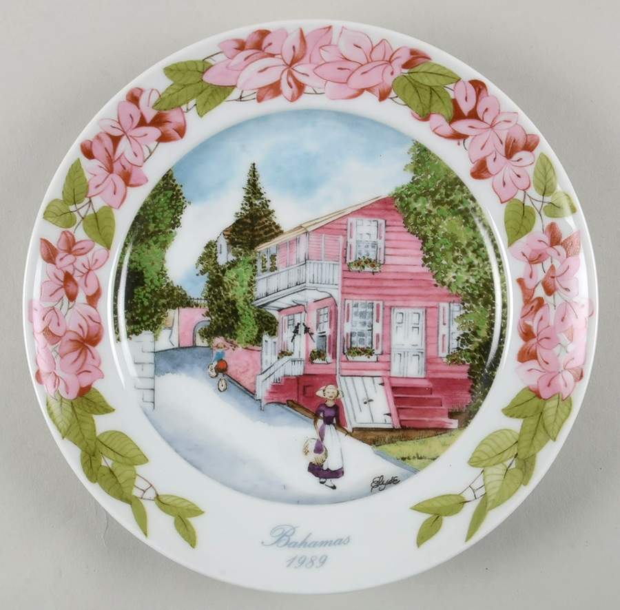 Bahamas Plates 1989-Balcony House - Boxed by Kaiser-1