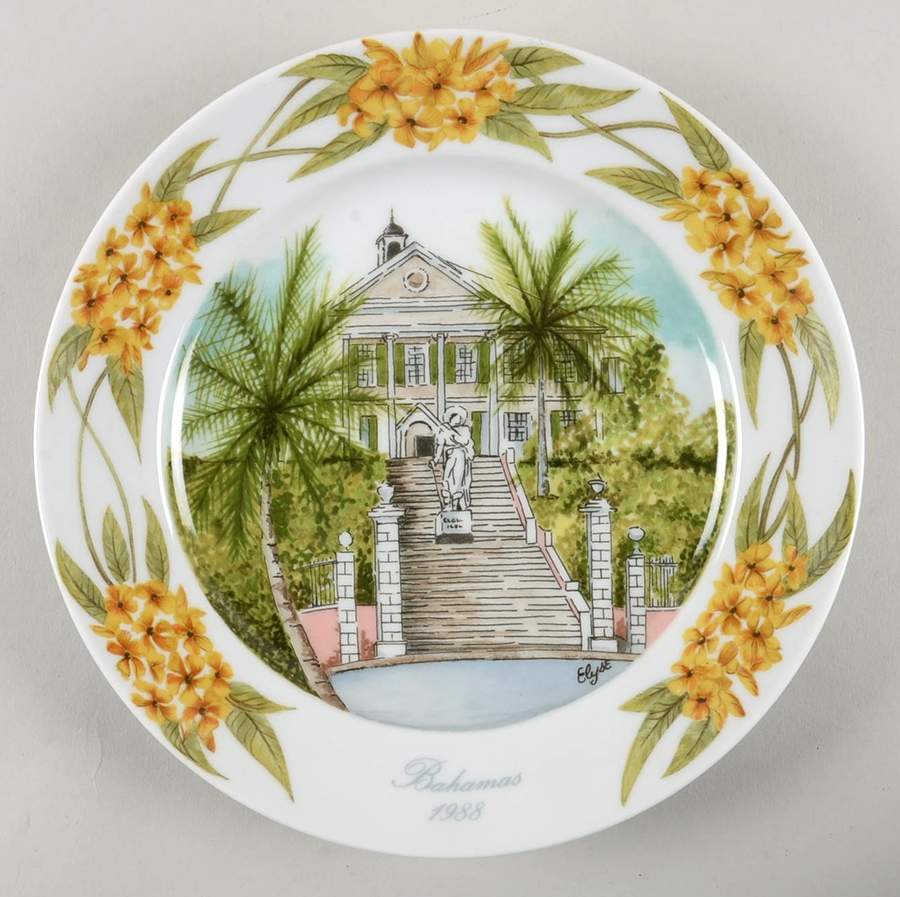 Bahamas Plates 1988-Government House - No Box by Kaiser-1