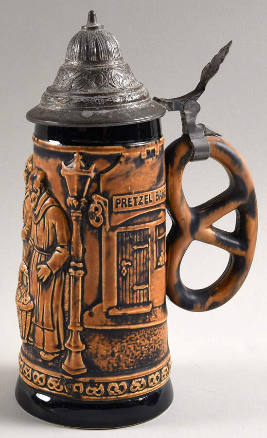 King-Werk Beer Stein Pretzel Bakery & Monks  - No Box by King-Werk-1