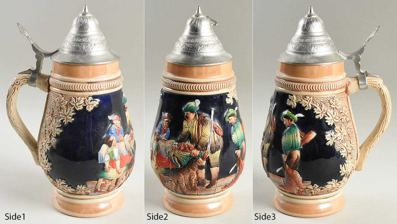King-Werk Beer Stein Fox Hunting Scene - No Box by King-Werk-1