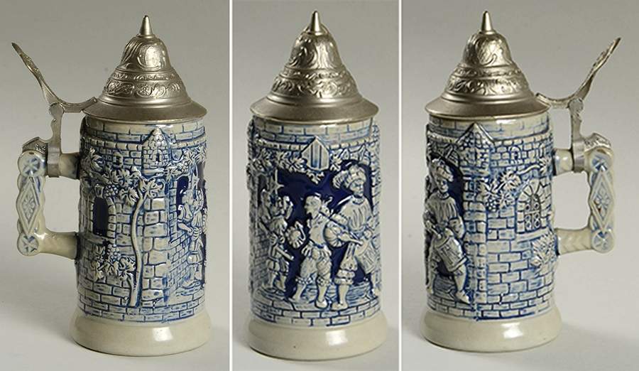 King-Werk Beer Stein Man Playing Drum - No Box by King-Werk-1