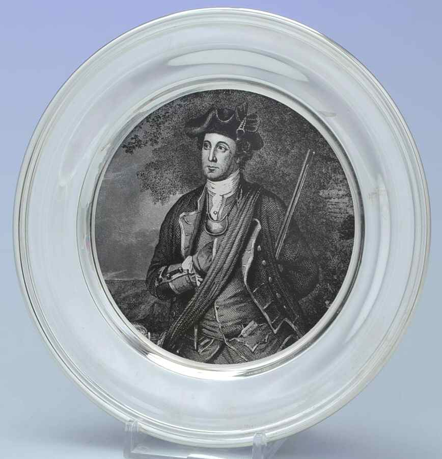 Bicentennial The American Plate-Young Geo Washington - No Box by Kirk Stieff-1