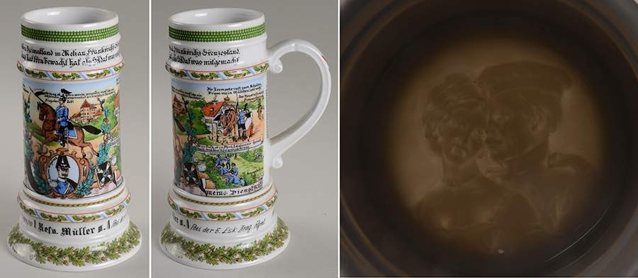 Regimental Beer Steins Horseman, Cavalry-No Lid - No Box by Kaiser-1