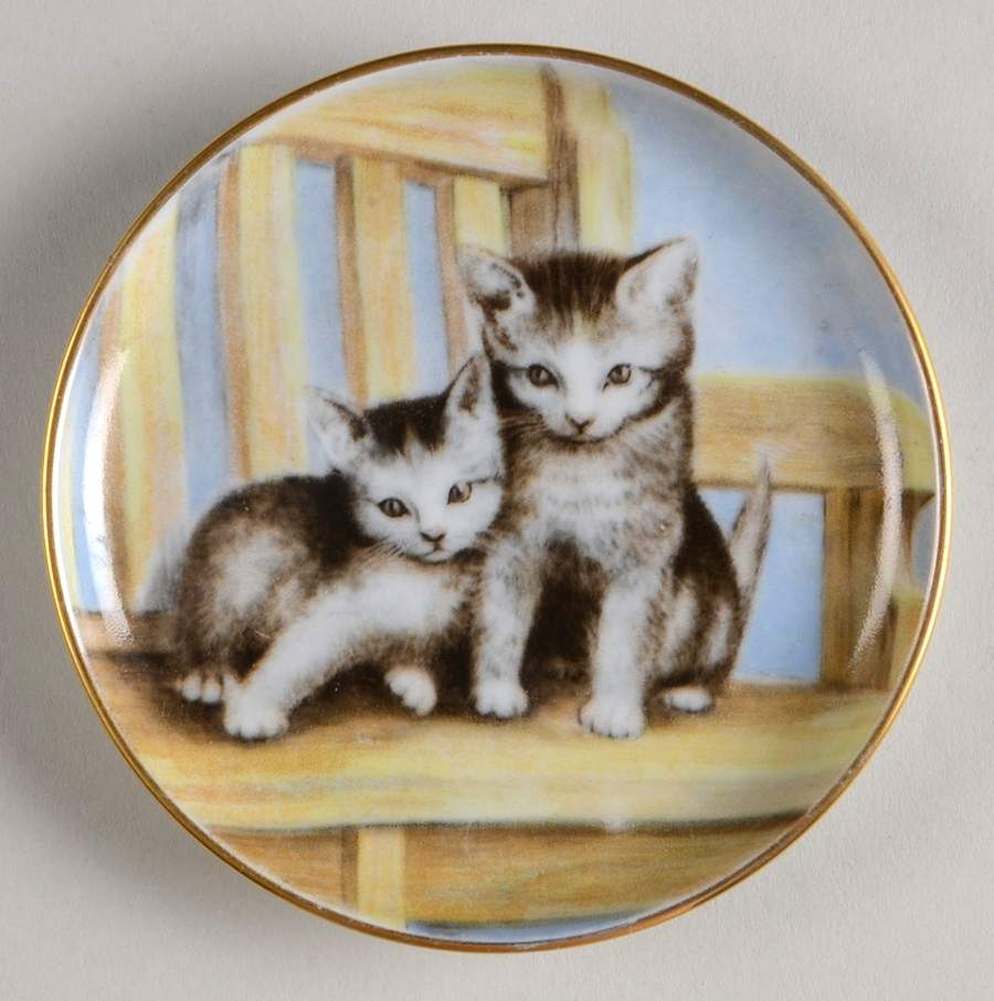 Kitten Miniature Plates Motif 6 - No Box by Kaiser-1