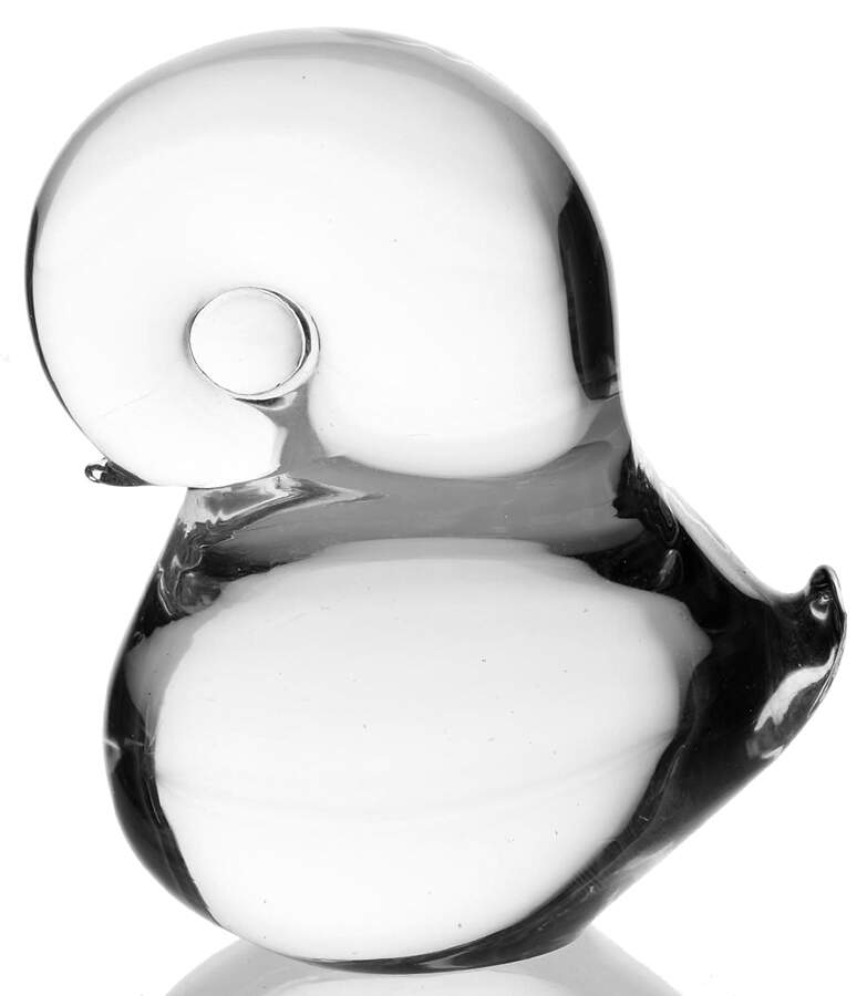 FM Konstglas Art Glass Chick-Clear - No Box by Konstglas (Ronneby)-1