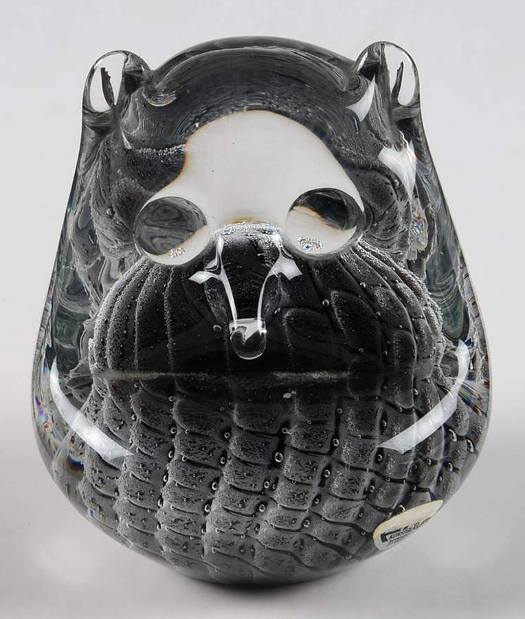 FM Konstglas Art Glass Owl - No Box by Konstglas (Ronneby)-1