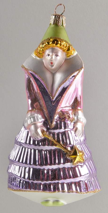 Cinderella-Polonaise Ornaments Fairy Godmother - No Box by Kurt Adler-1