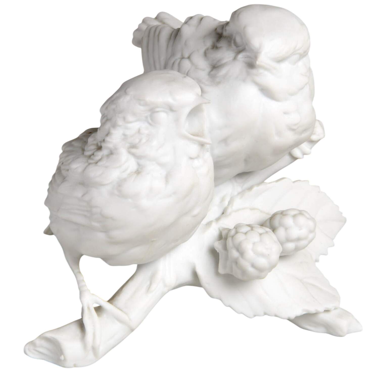 Birds Blue Tits-Pair (White Bisque) - No Box by Kaiser-1
