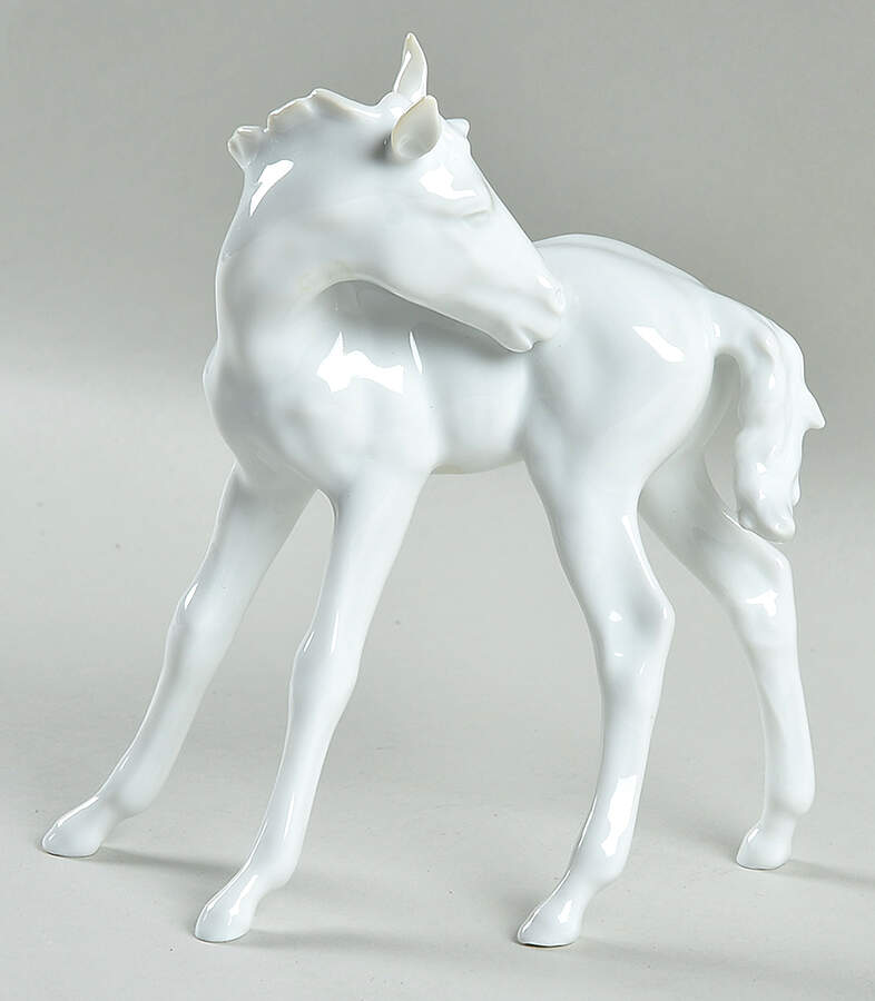 Horses Foal (White Glaze) - Boxed by Kaiser-1