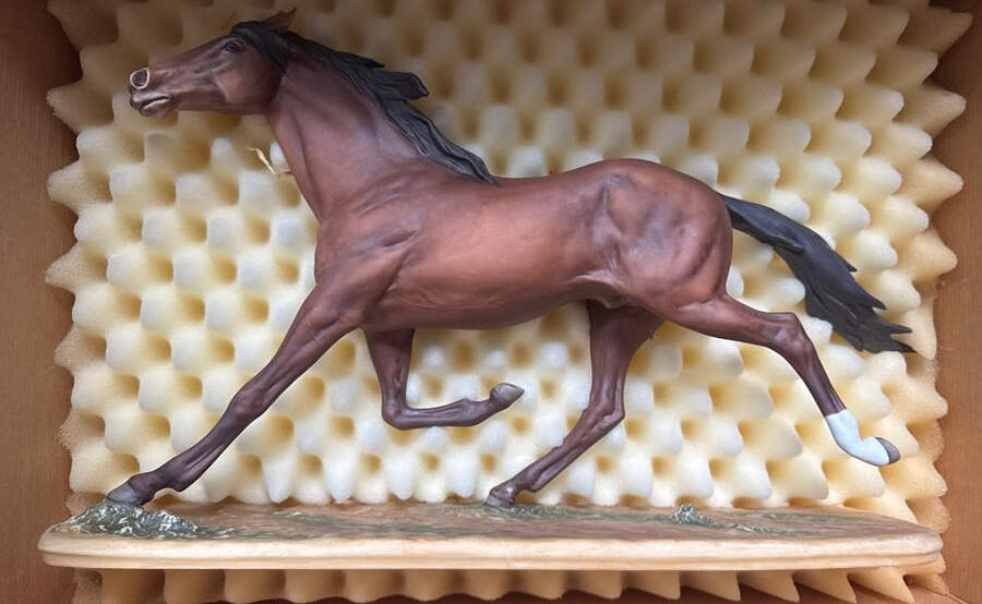 Horses Standard Trotter (Color Bisque) - Boxed by Kaiser-1