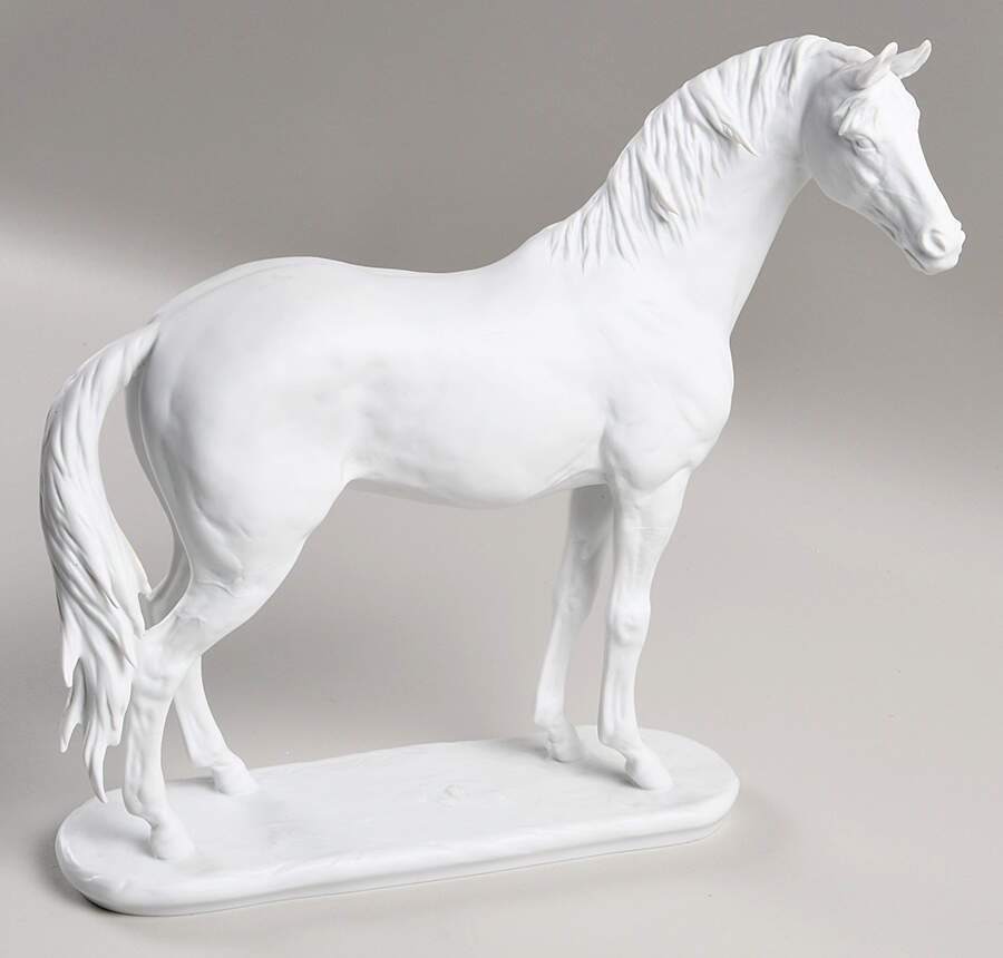 Horses Asta (White Bisque) - Boxed by Kaiser-1