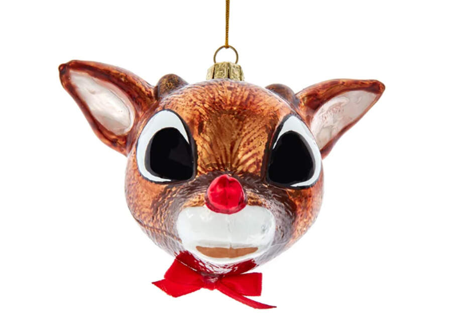Rudolph the Red Nose Reindeer Rudolph - Head - Boxed by Kurt Adler-1