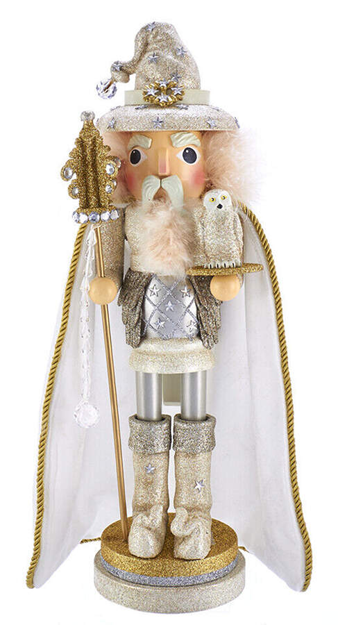 Hollywood Nutcracker White Wizard - No Box by Kurt Adler-1