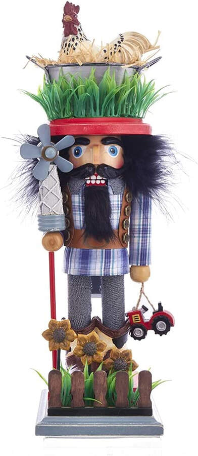Hollywood Nutcracker Farmer - Boxed by Kurt Adler-1