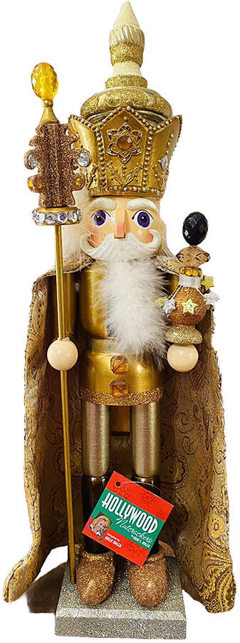 Hollywood Nutcracker Gold King - Boxed by Kurt Adler-1