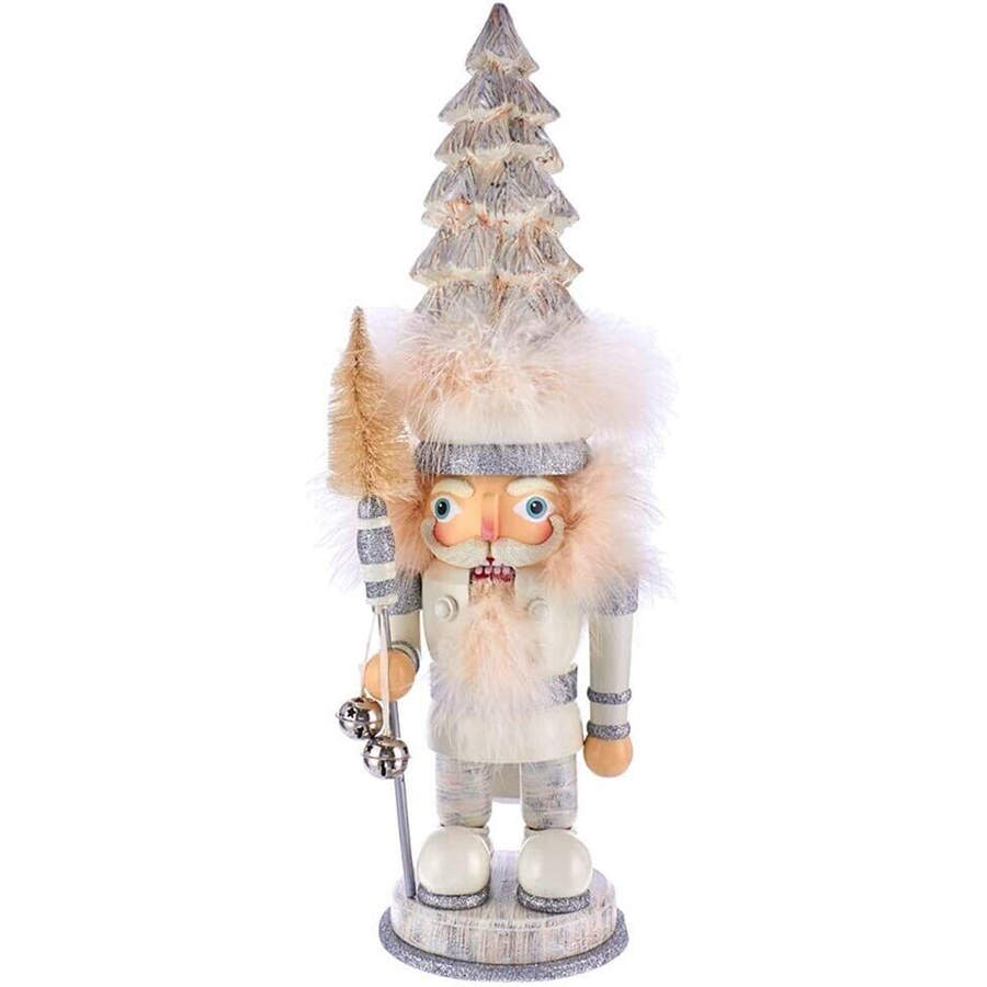 Hollywood Nutcracker White Christmas Tree Hat - No Box by Kurt Adler-1