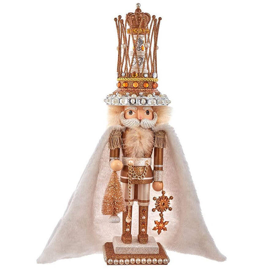 Hollywood Nutcracker Gold Gem King - No Box by Kurt Adler-1