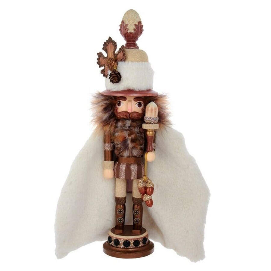 Hollywood Nutcracker Ivory And Acorn Hat - Boxed by Kurt Adler-1