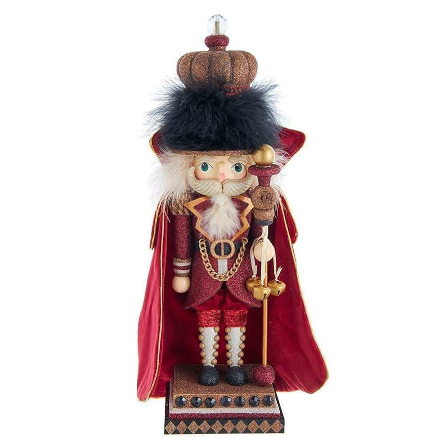 Hollywood Nutcracker Burgundy King - Boxed by Kurt Adler-1