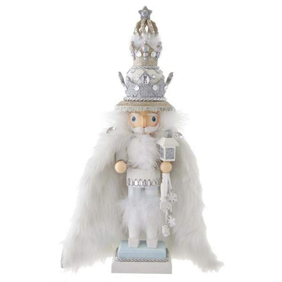 Hollywood Nutcracker White Fur King - Boxed by Kurt Adler-1