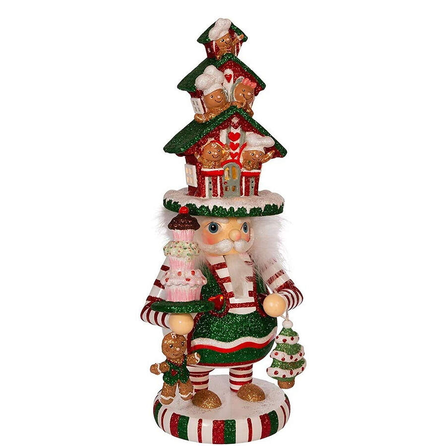 Hollywood Nutcracker Gingerbread House Hat - No Box by Kurt Adler-1