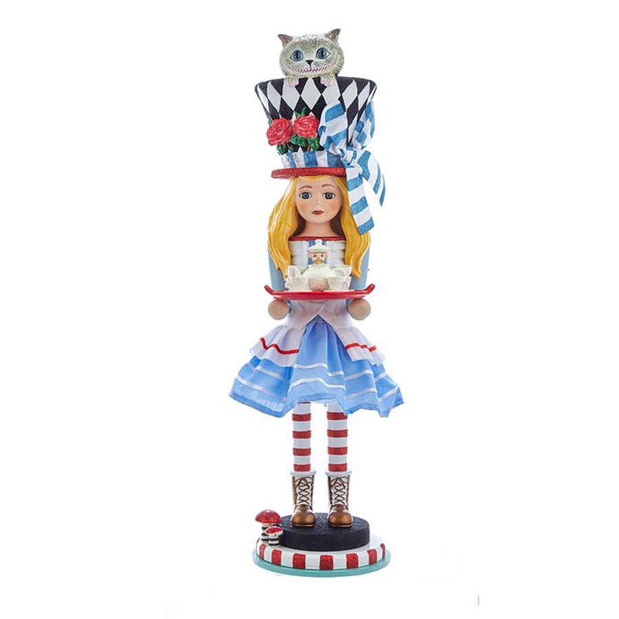 Alice in Wonderland - Hollywood Alice Nutcracker - No Box by Kurt Adler-1