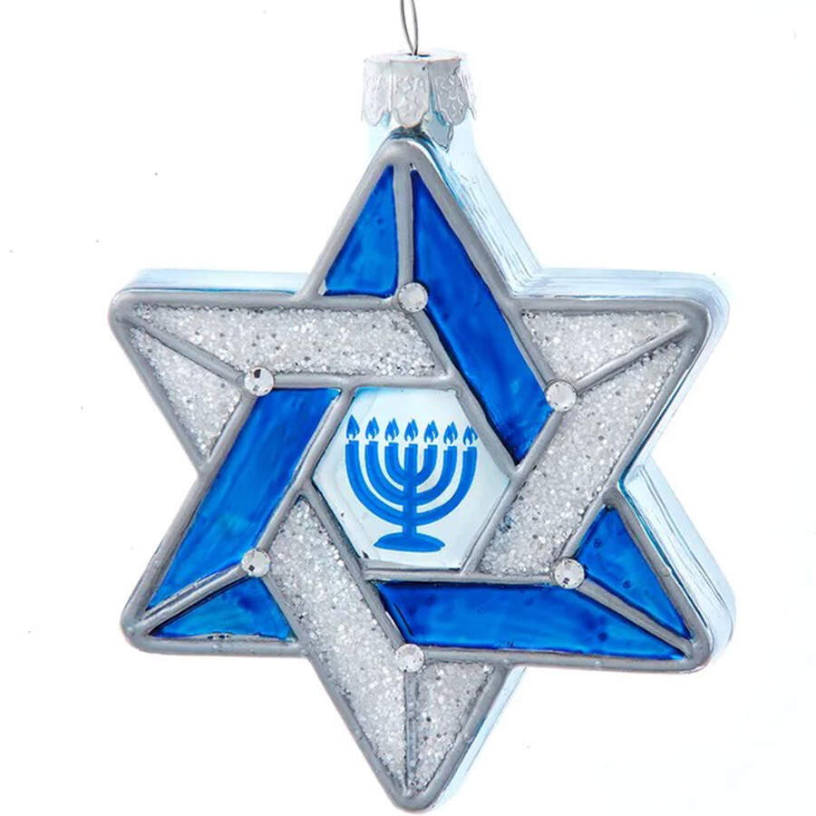 Hanukkah - Noble Gems Star Of David - Boxed by Kurt Adler-1