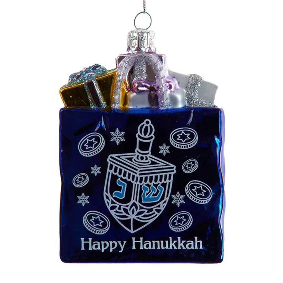 Hanukkah - Noble Gems Hanukkah Bag - Boxed by Kurt Adler-1