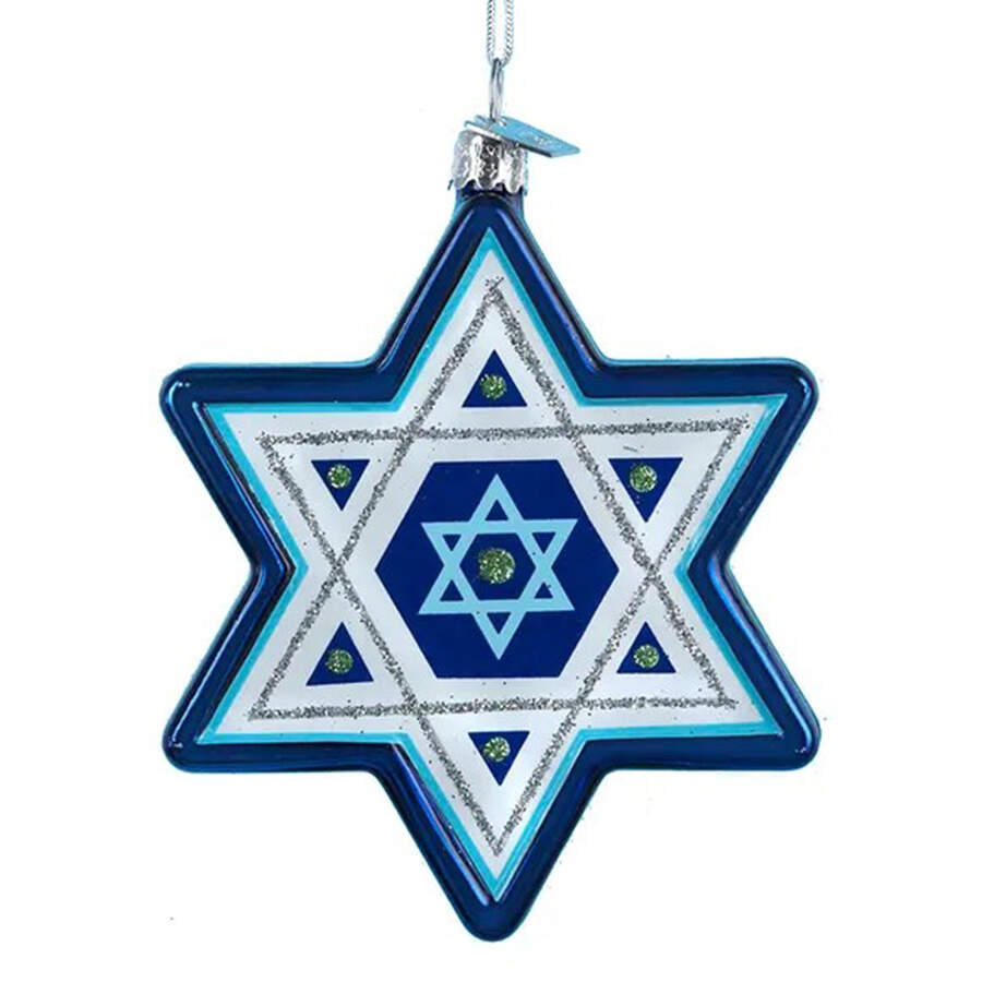 Hanukkah - Noble Gems Star Of David - Boxed by Kurt Adler-1