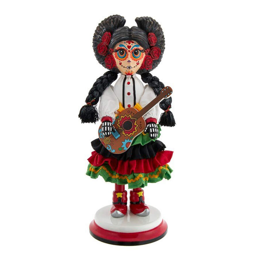 Halloween Nutcrackers-Hollywood Day Of The Dead Girl - Boxed by Kurt Adler-1