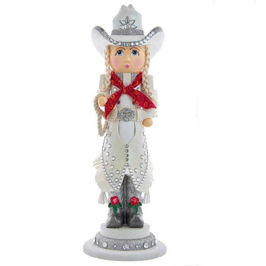 Halloween Nutcrackers-Hollywood Rhinestone Cowgirl - Boxed by Kurt Adler-1