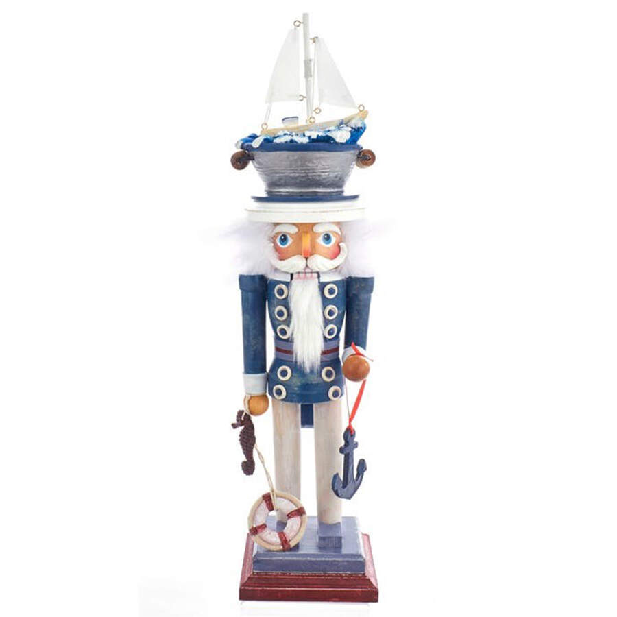 Coastal & Beach - Hollywood Sea Captain - No Box by Kurt Adler-1