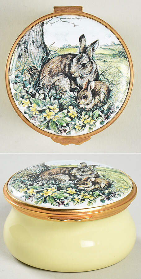 Kingsley Enamels Boxes Bunnies - No Box by Kingsley Enamels-1