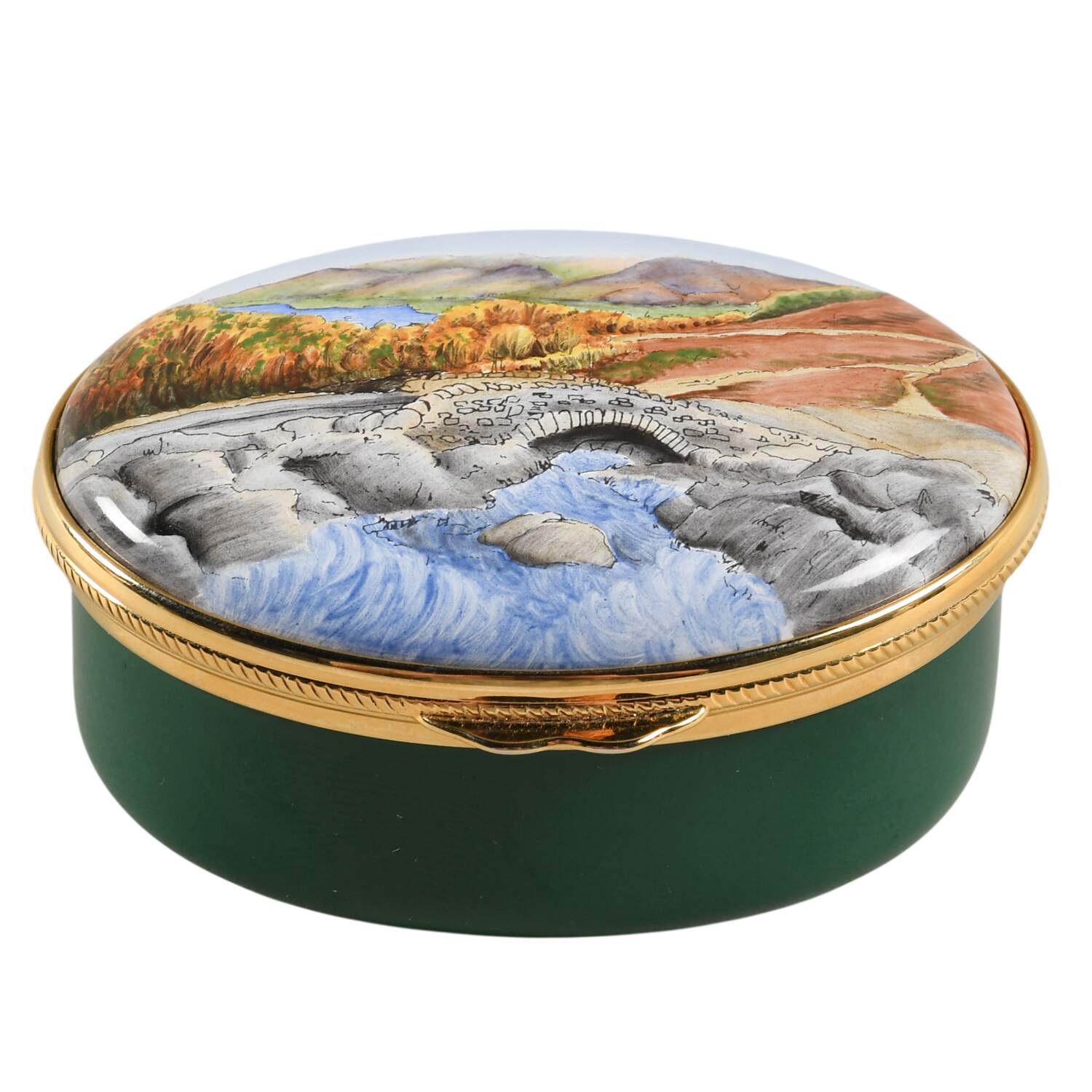 Kingsley Enamels Boxes Keswick On Derwentwater - Boxed by Kingsley Enamels-1