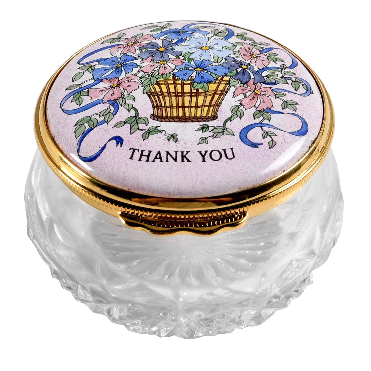Kingsley Enamels Boxes Thank You-Enamel & Crystal - Boxed by Kingsley Enamels-1