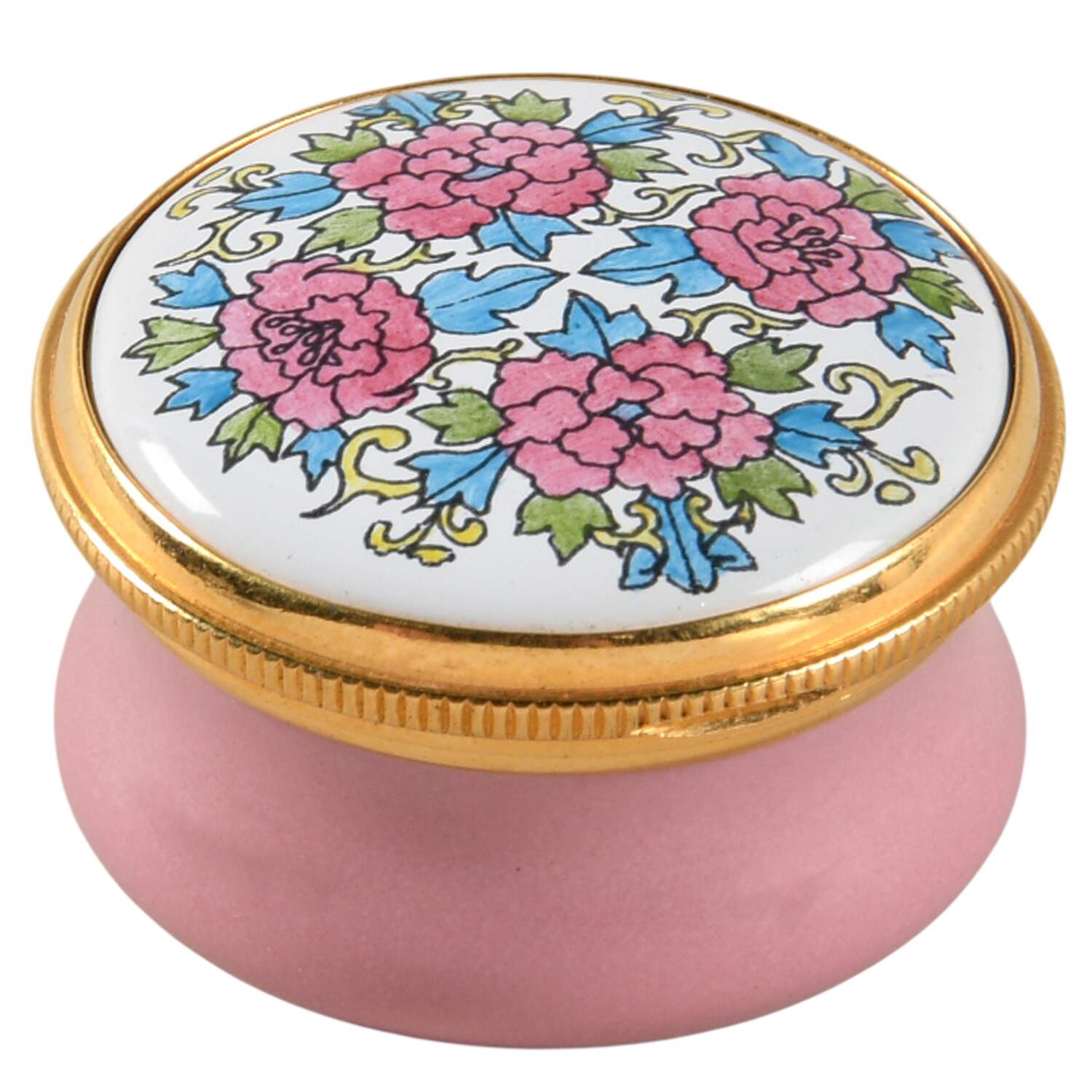 Kingsley Enamels Boxes Pink Flowers - Boxed by Kingsley Enamels-1