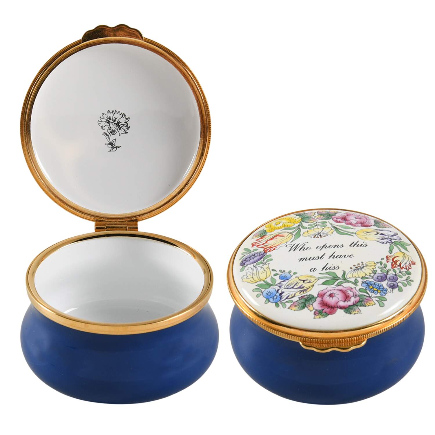Kingsley Enamels Boxes Who Opens This Must Have A Kiss - Boxed by Kingsley Enamels-1