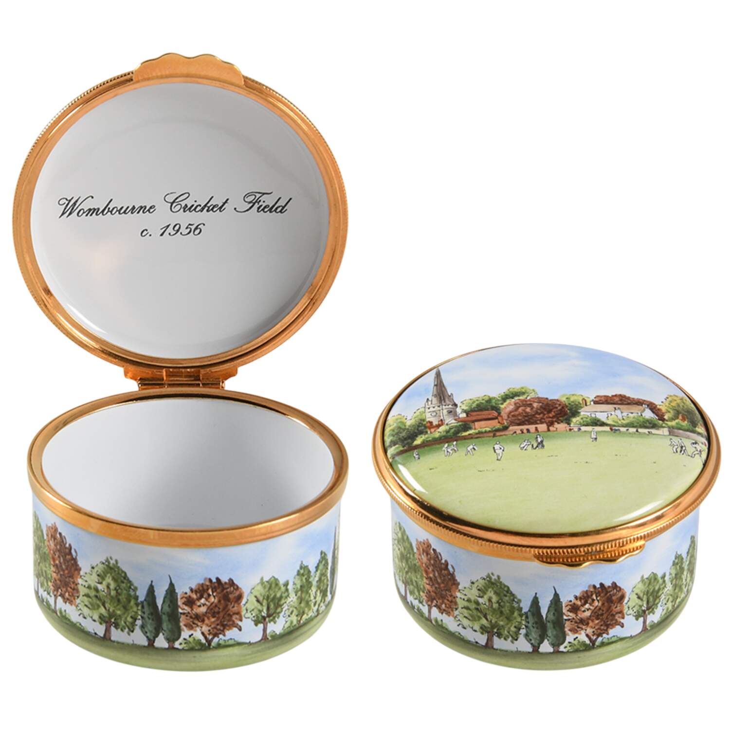 Kingsley Enamels Boxes Wombourne Cricket Field Circa 1956 - No Box by Kingsley Enamels-1