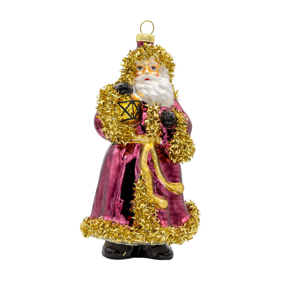 Holiday Cheer Lantern Santa - No Box by Kat & Annie-1
