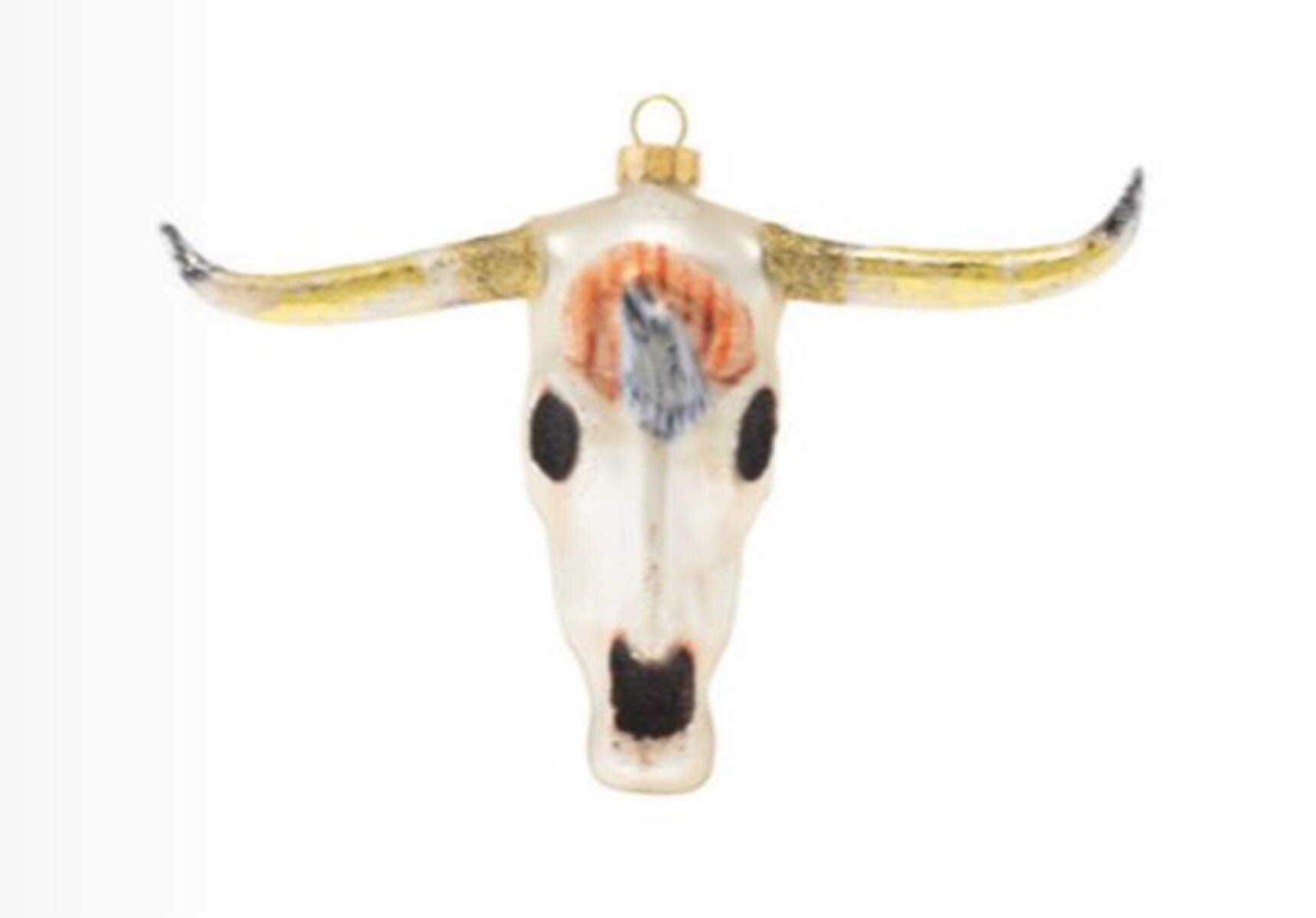 Brilliant Brights Rustic Cow Skull - No Box by Kat & Annie-1