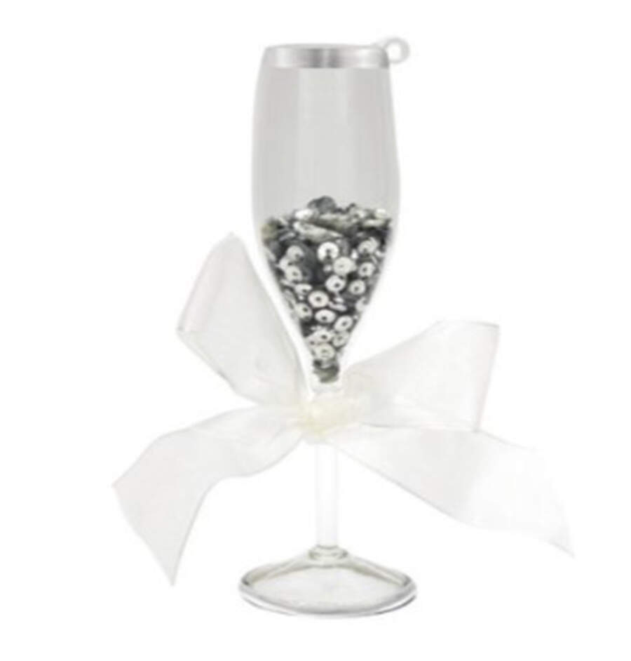 Brilliant Brights Wedding Champagne Toast - No Box by Kat & Annie-1