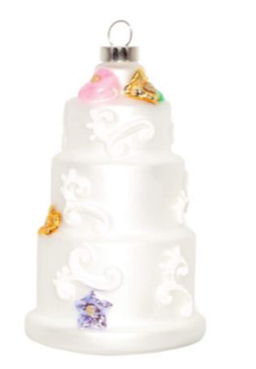 Brilliant Brights Three-Tiered Wedding Cake - No Box by Kat & Annie-1