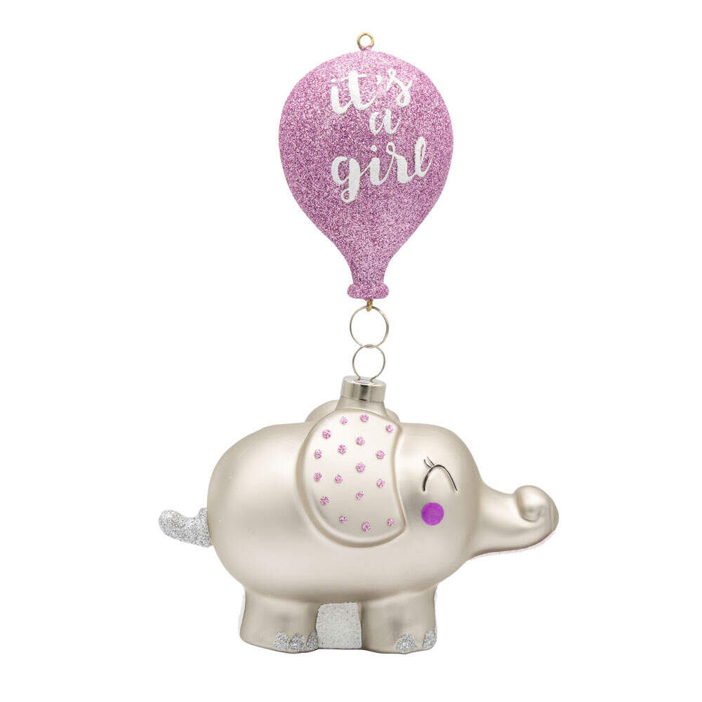 Brilliant Brights It's A Girl! Elephant - No Box by Kat & Annie-1