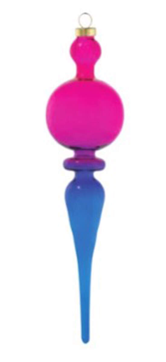 Festive Blues Bold Finial - No Box by Kat & Annie-1