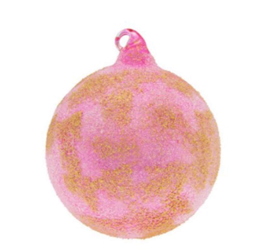 Festive Blues Gold Foil Speckled Round - No Box by Kat & Annie-1