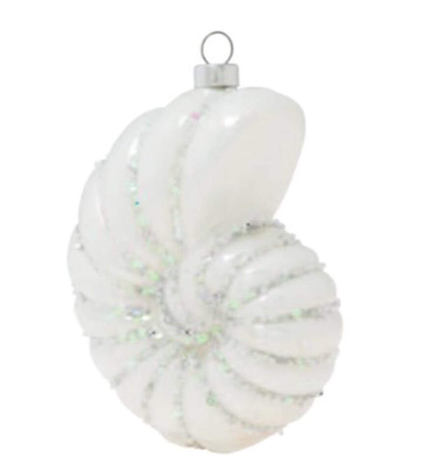 Festive Blues Opalescent Shell - No Box by Kat & Annie-1