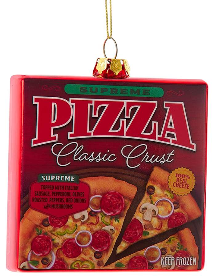 Food Gourmet Supreme Pizza Box - No Box by Kurt Adler-1